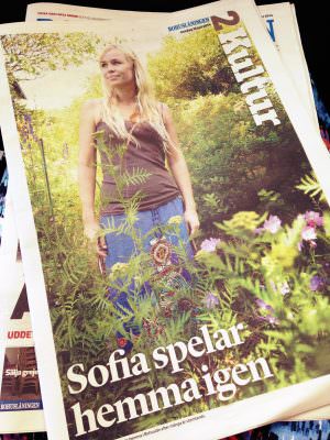 Sofia Talvik in Swedish press