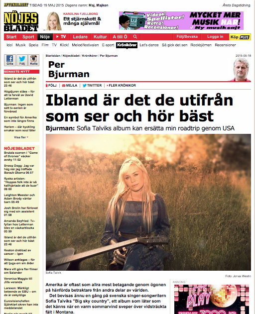 Sofia Talvik Aftonbladet